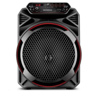 Imagem de Caixa Amplificada Mondial CM-150 com Bluetooth, USB, Rádio FM e Função TWS - 150W - Preto