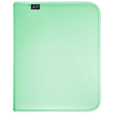 Imagem de Fichário Universitário 4 Argolas Sweet Verde Com Estojo Acp