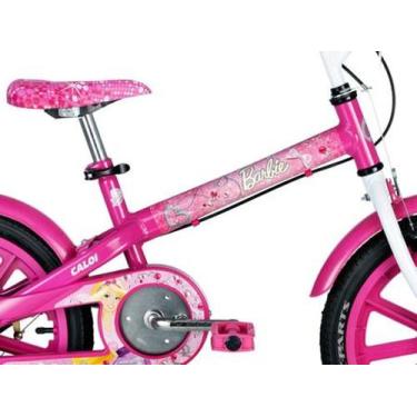 Bicicleta Caloi Barbie Infantil - Aro 16 - Pink