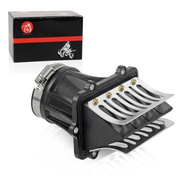 Imagem de Soquete de admissão de flange de carburador e válvula de palheta Compatível com Ski-Doo Expedition GSX Grand Touring Renegade Skandic Tundra MXZ X 600 HO 2008-2016 substitui OEM # 420667530