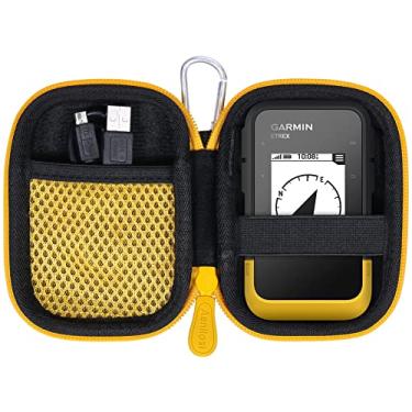 Imagem de Capa rígida de substituição para Garmin eTrex SE/Solar Handheld GPS Navigator da Aenllosi (zíper amarelo)