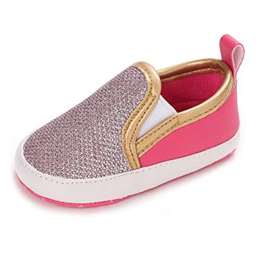 Imagem de LONSOEN Mocassins Prewalker para bebês meninas e meninos, 218rose, 6-12 meses