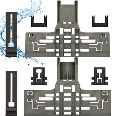 Imagem de Peças de reposição para lava-louças WPW10546503 W10546503 e W10250160 W10195840 e W10195839 e W10250160 para peças de lava-louças KitchenAid Kenmore Maytag Whirlpool (8 unidades)
