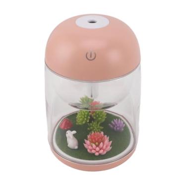 Imagem de Umidificador de Ar de Mesa, Mini Umidificador Ultrasônico Paisagem Portátil Com 7 Cores LED Night Light, Desligamento Automático Sem Água, Difusor de Óleo Essencial para Quarto