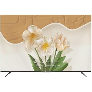 Imagem de Capa de TV de 24-65 polegadas Proteção protetora de tela de televisão/computador, quarto interno decoração de sala de estar capa de poeira de televisão, A, 43 pol.