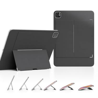 Imagem de EISSCCE Capa magnética para iPad Pro 2024 de 11 polegadas, suporte de parede para tablet, absorção magnética, bolsa de couro PU com modos de uso muilt, suporta carregamento de lápis de 2ª geração