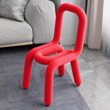 Imagem de Cadeira de escritório sem braços, cadeira de vaidade para sala de maquiagem, banco de toucador com encosto, cadeira de banco para quarto, sala de estudo, A, tamanho único