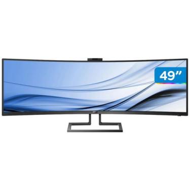 Imagem de Monitor 60Hz Dqhd Curvo Superwide Philips 499P9h 49" Dqhd 60Hz 5Ms  2