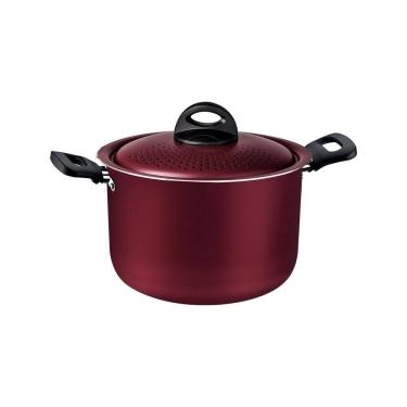 Imagem de Espagueteira 22 Cm 5,7l Loreto Antiaderente Vermelho