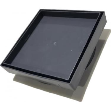 Imagem de Ralo Oculto Invisível PVC 15x15 Cm Para Banheiro Cola Piso Anti Odor/i