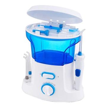 Imagem de Limpador Bucal Elétrico 600ml Bivolt Com Jato D'água Para Higiene Comp