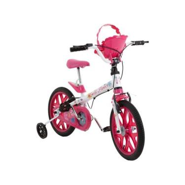 Imagem de Bicicleta Infantil Aro 16 Bandeirantes Sweet - Flower com Rodinhas, 16