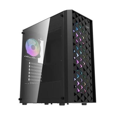 Imagem de Gabinete Gamer Aigo DarkFlash DK351, RGB, Mid-Tower, Lateral de Vidro,