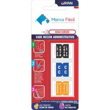 Imagem de Etiquetas Vade Mecum Gran Cursos - Matérias - Marca Fácil, Administrat
