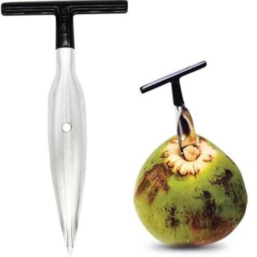 Imagem de Furador Coco Verde Abridor Perfurador T Pratico Tirar Agua - Climk