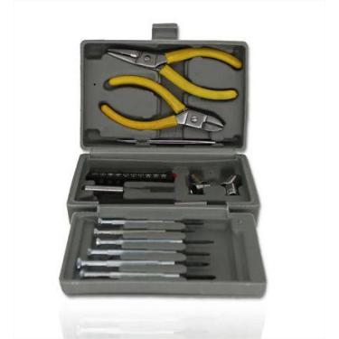 Imagem de Maleta Kit 26 Peças Alicate Chave Soquete Bits Ferramentas - 123 UTIL