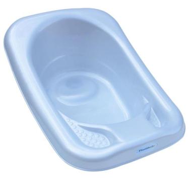 Imagem de Banheira Bebê 32 Litros banheira grande suporte sabonete - PLASTIBRASI