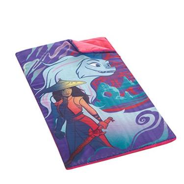 Imagem de Idea Nuova Disney Raya and The Last Dragon 2 Piece Slumber Set with Sling Bag and Cozy Lightweight Sleeping Bag, 46" L x 26" W, Ages 3+