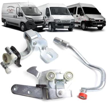 Imagem de Kit Carrinho Guia Porta Lateral Correr Ducato Jumper Boxer - Geral