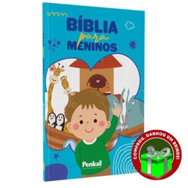 Imagem de Livro Bíblia Infantil do Menino Penkal Cristão Evangélico Gospel Igrej