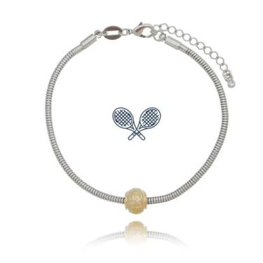 Imagem de Pulseira Bola de Tennis Revestida em Ródio - VL ACCESSOIRES