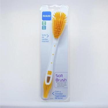 Imagem de Escova Para Mamadeiras e Bicos Mam Soft Brush Silicone