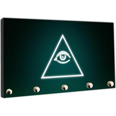 Imagem de Porta Chaves Maçonaria Maçons Templos Salas Organizador Chaveiro Decor