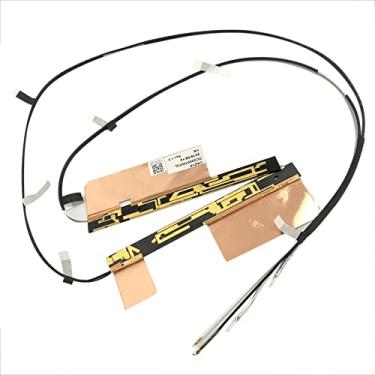 Imagem de Antena LCD WiFi para notebooks GinTai com cabos de substituição para Dell Latitude E7280 E7290 A167K7 DC33001WF2L CAZ10 (um par