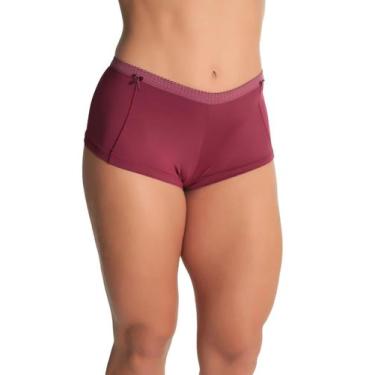 Imagem de Calcinha cueca feminina box shortinho confortavel - ALTIÉ, Marsala, GG