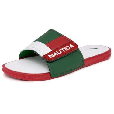 Imagem de Nautica Chinelo masculino atlético, tiras ajustáveis, confortável, Mex, 7
