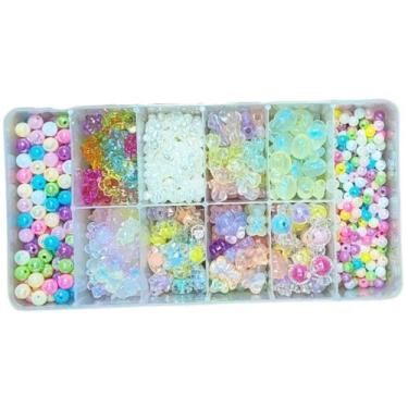 Imagem de Kit com 660 Miçangas Pérolas Irizadas e Entremeios Infantil  - Man Avi