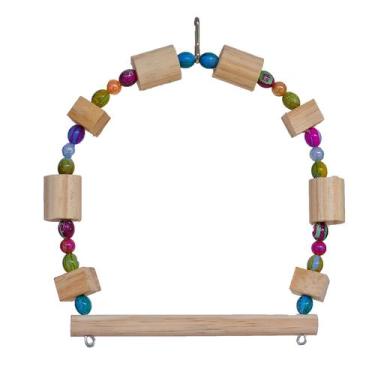 Imagem de Real brinquedos pet - brinquedo para aves arco color