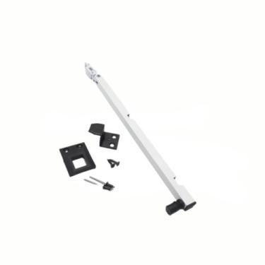 Imagem de Haste tubular baguete puxador janela 40 cm - branco - VCB