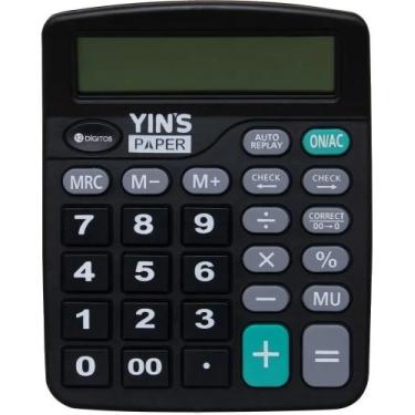 Imagem de Calculadora De Mesa 12 Dígitos Yp7318 - Yin's (ref-718613) - Yin's Pap