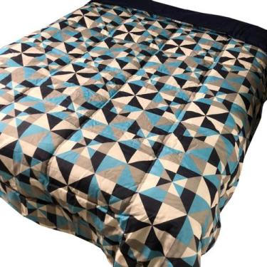 Imagem de Edredom Casal Algodão Box Dupla Face Com Roupa de Cama Lençol Completo