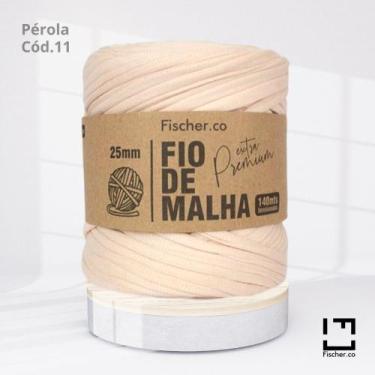 Imagem de Fio de Malha Extra Premium Fischer 25mm Pérola Cód. 11 - Fischer C.O