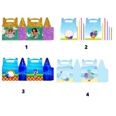 Imagem de 5 Caixas Milk Caixinha Lembrancinha Aniversário Tema - Impressões papa