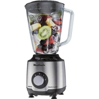 Imagem de Liquidificador Molimix Pratic Glass MLV-600 600W - 110V, Preto, 110V