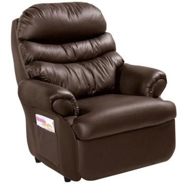 Imagem de Poltrona Do Papai Reclinável e Retrátil Marrom - Art Soft