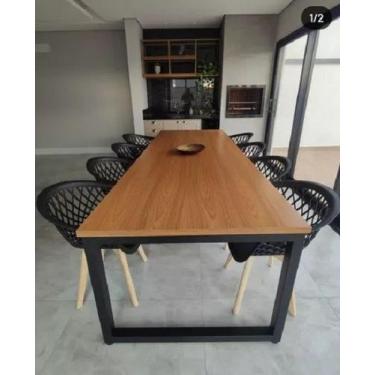 Imagem de Mesa Estilo/Modelo Industrial 1,60 x 0,80 (Somente a mesa) - ALPI MOVE