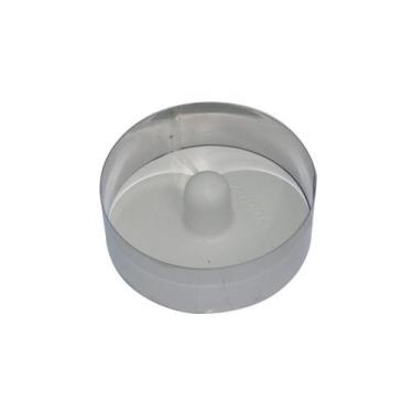 Imagem de Aro Modelador de Hamburguer em Aço Inox e Compactador 10X4cm 9128 Doup