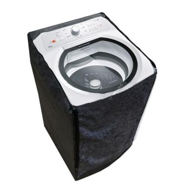 Imagem de Capa Maquina De Lavar Brastemp 11kg Abertura em Zíper Preta - VIP CAPA