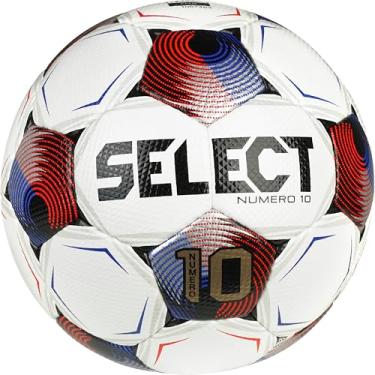 Imagem de SELECT Bola de futebol Numero 10, branco/azul/vermelho V25, tamanho 5