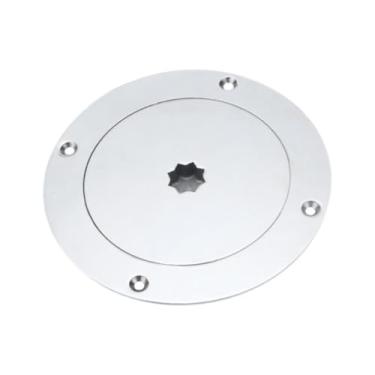 Imagem de YIJU Placa de de barco 316, aço inoxidável, à prova d'água, hardware, fácil instalação, inspeção redonda, tampa de escotilha de acesso marinho