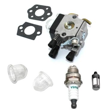 Imagem de GHOUYL Carburador para Stihl FS45 FS46 FS55 FS55R FC55 FS38 FS55R FS55RC KM55 HL45 KM55R FS45C FS45L FS55T FS75 FS80 FS85 FC75 FC85 HL75