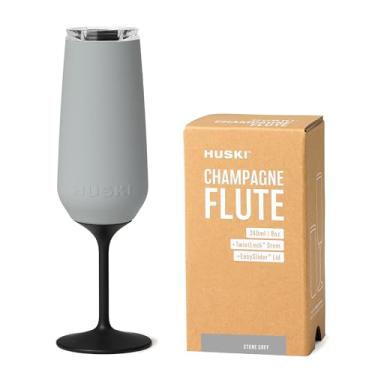 Imagem de Huski Taça de Champanhe | Aço Inoxidável Premium com Isolamento Triplo | 236 ml | Ótimo...