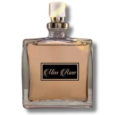 Imagem de Perfume Miss Rose Adlux Eau de Parfum, Fragrância Floral Frutal Gourmand, Notas de Pera, Jasmim e Baunilha, 30ml