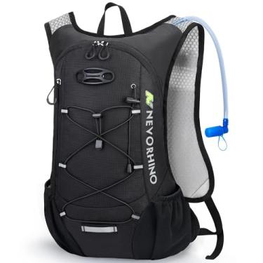 Imagem de Mochila de hidratação leve, mochila de corrida com bexiga de água de 2L, mochila de água hidro para ciclismo, caminhada, rave para homens e mulheres