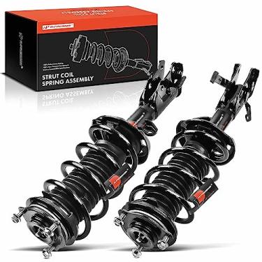Imagem de A-Premium Par dianteiro (2) amortecedor completo conjunto de mola de bobina compatível com Honda Civic 2012 2013 L4 1.8L Coupe, lado do motorista e do passageiro, substituição # 272927, 272928
