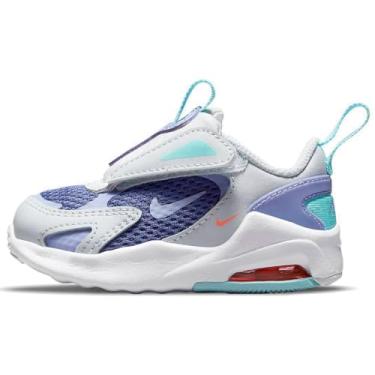 Imagem de Nike Tênis infantil unissex para meninos, Pó roxo escuro/platina pura/copa/cardo claro, 16